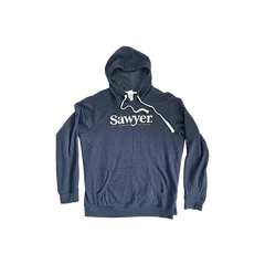 Sawyer Logo Hoodie - Blue Gray